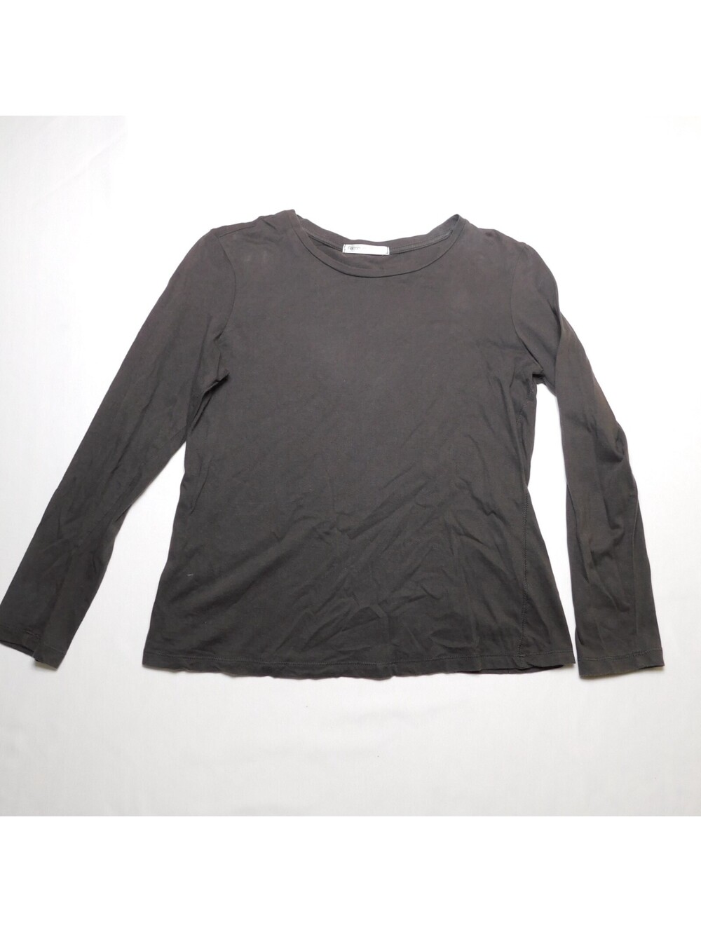 Femme by Tresics black Long Sleeve T-Shirt Womens Large Crew Neck Tee
